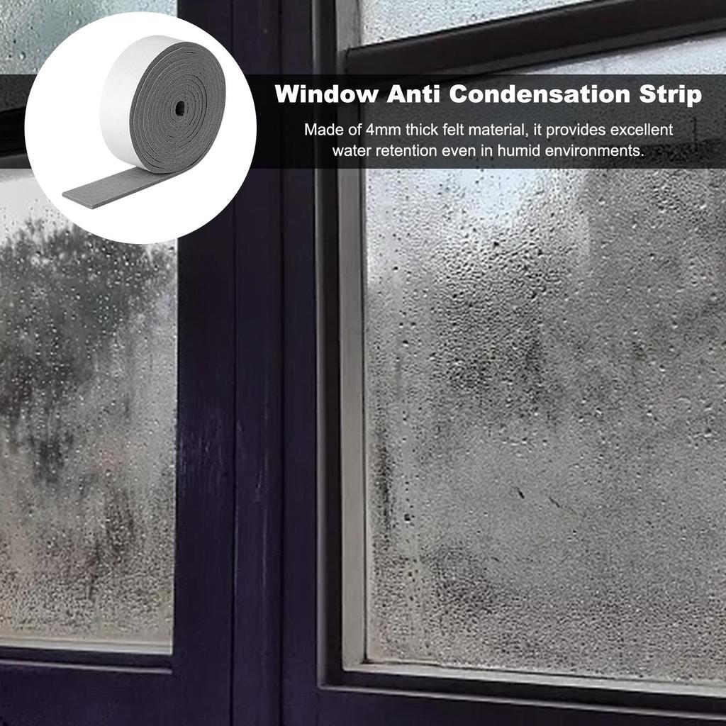 Window Condensation Absorbent Strips Glass Water Absorbent Sticker Anti Condensation Strip Window Condensation Absorbent Strips