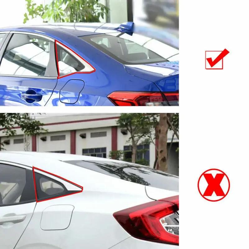 Задний оконный жалюзи для Honda Civic 11-го поколения Хэтчбек 2024 2025 Боковой жалюзи Вентиляционное отверстие Кожух-жалюзи Декоративная накладка