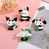 Sanrio Character Perimeter Cute Cartoon Cinnamoroll Kuromi Pochacco My Melody Zinc Alloy Brooch Enamel Badge Decorative Pin for Bag