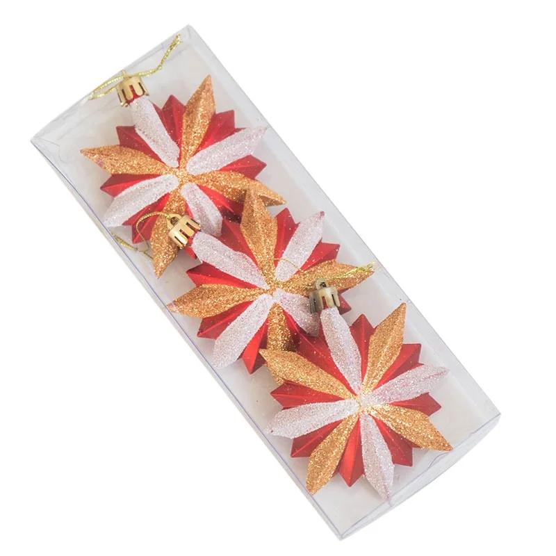 3 шт. Деревянная пятиконечная звезда Рождественский домашний декор Венки Рождественское подвесное украшение Товары для вечеринок Декор для вечеринки Свадебный декор