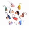 PVC Dog Leash Set 2 Hooks With Dispenser Waterproof Hands Free Dog Rope Strap Soft Adjustable Dog Vest Collar Matching Leashes