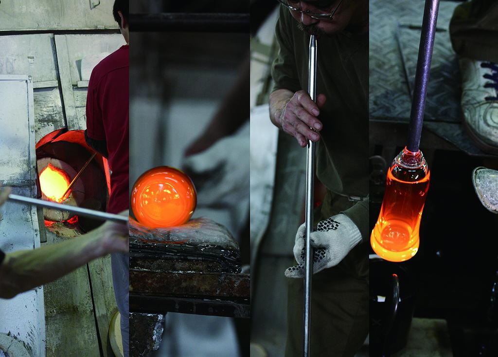 Hirota Glass Soba Choko (Chokko) - Taisho Roman Glass, Checkered Pattern, TR-33-1