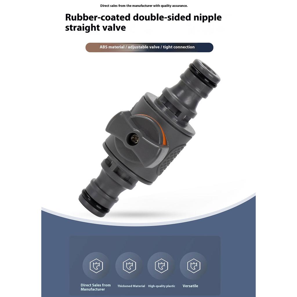 Garden Hose Pipe Tube Quick Release Valve Connector with Control Valve Extender Hose End for Horticultural Irrigation