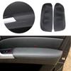 2pcs Car Microfiber Leather Front Door Armrest Panel Cover Interior Sticker Trim For Acura RDX 2007 2008 2009 2010 2011