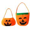 2PCS Halloween Pumpkin Handbags Trick or Treat Candy Bags Gift for Kids Halloween Party Decoration