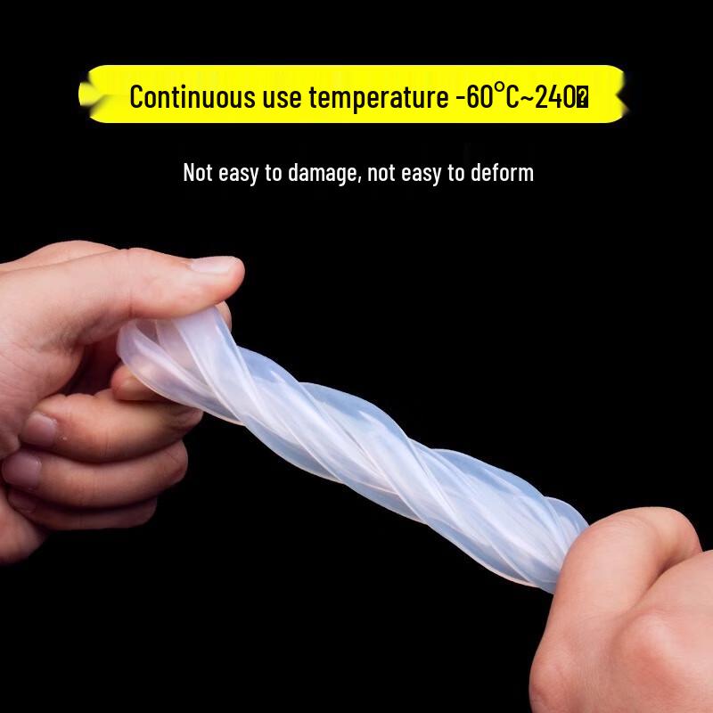 Transparent Silicone Rubber Hose - High Elasticity & Pressure Resistant