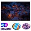 Full Drill 5D DIY Diamond Painting Town Scenery Cross Stitch Diamond Embroidery