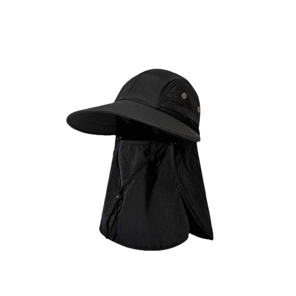 Breathable Fishing Hat Waterproof Full Face Coverage Hat Professional Neck Flap Sun Hat  Summer