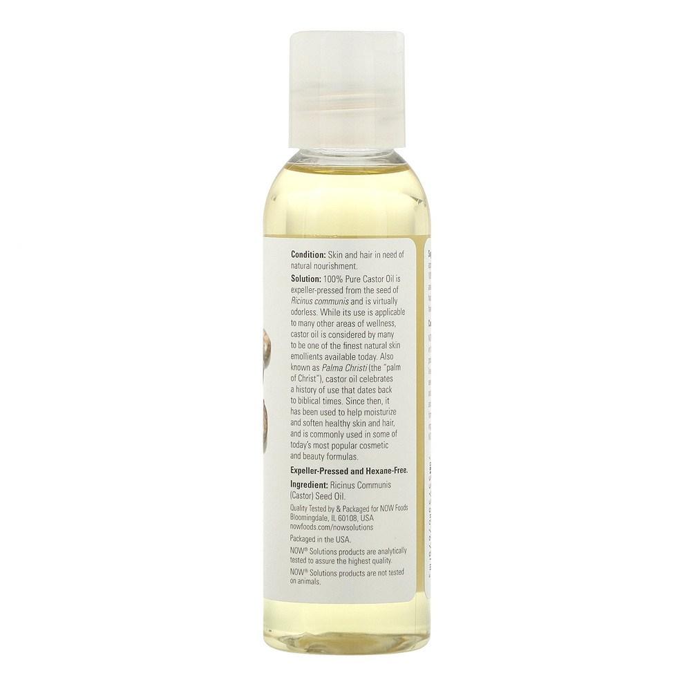 Now Foods Касторовое масло 118 мл Now Castor Oil, 118 мл, 1 шт.