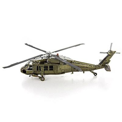 3D трехмерная металлическая забавная модель uh 60L Blackhawk, 2 цвета, сборные фигурки, корейский стереоскопический пазл