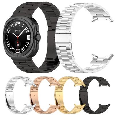 Металлический ремешок из нержавеющей стали для Samsung Galaxy Watch 7 Ultra 47 мм, без зазоров, ремешок для часов, браслет для смарт-часов, ремешок для Watch7 Ultra
