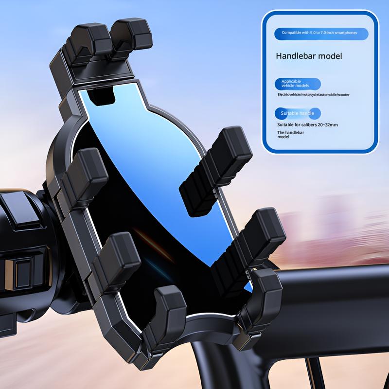 Shock-proof Waterproof Portable ABS Material Riding Mobile Phone Holder for Motorcycle and Bicycle