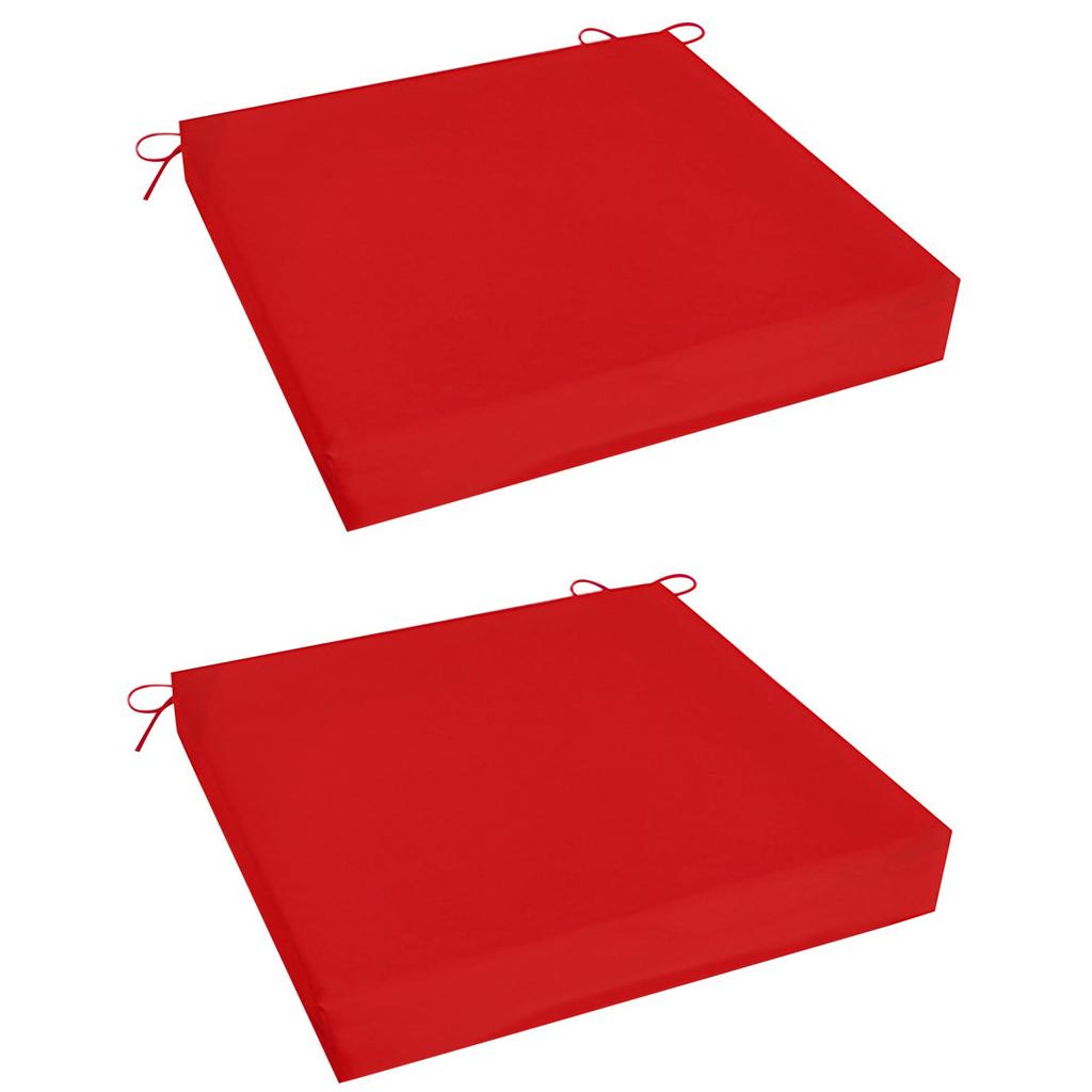 Подушки для уличных стульев : & Устойчивая к выцветанию подушка для сиденья для садовой мебели-18,5 X 16 X 3 дюйма подушки для стула на молнии подушка для садовой мебели для замены