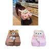Rilakkuma Cute Dot Pattern Student Backpack With Spacious Main Compartment