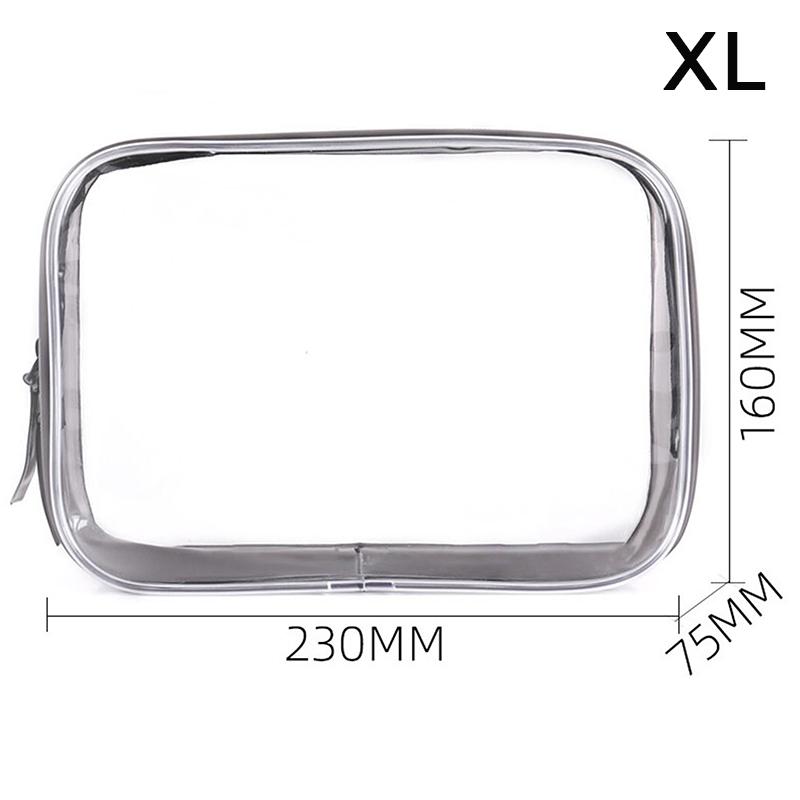 1/4 шт. Прозрачные ПВХ сумки для хранения Дорожный органайзер Прозрачная косметичка Косметичка визажиста Косметичка для туалетных принадлежностей