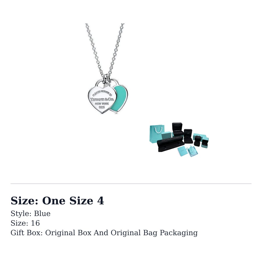 TIFFANY & CO. Return To Tiffany Серебряные 925 пробы Эмалированные Ожерелья Женские GRP06366,27125107