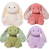 Серия Длинноногий Мультяшный Плюшевые Куклы Зайчики Розовый Фиолетовый Зеленый Кролик Животные Мягкий Декор Каваи Девочки Мальчики Рождественские Хэллоуин Подарки