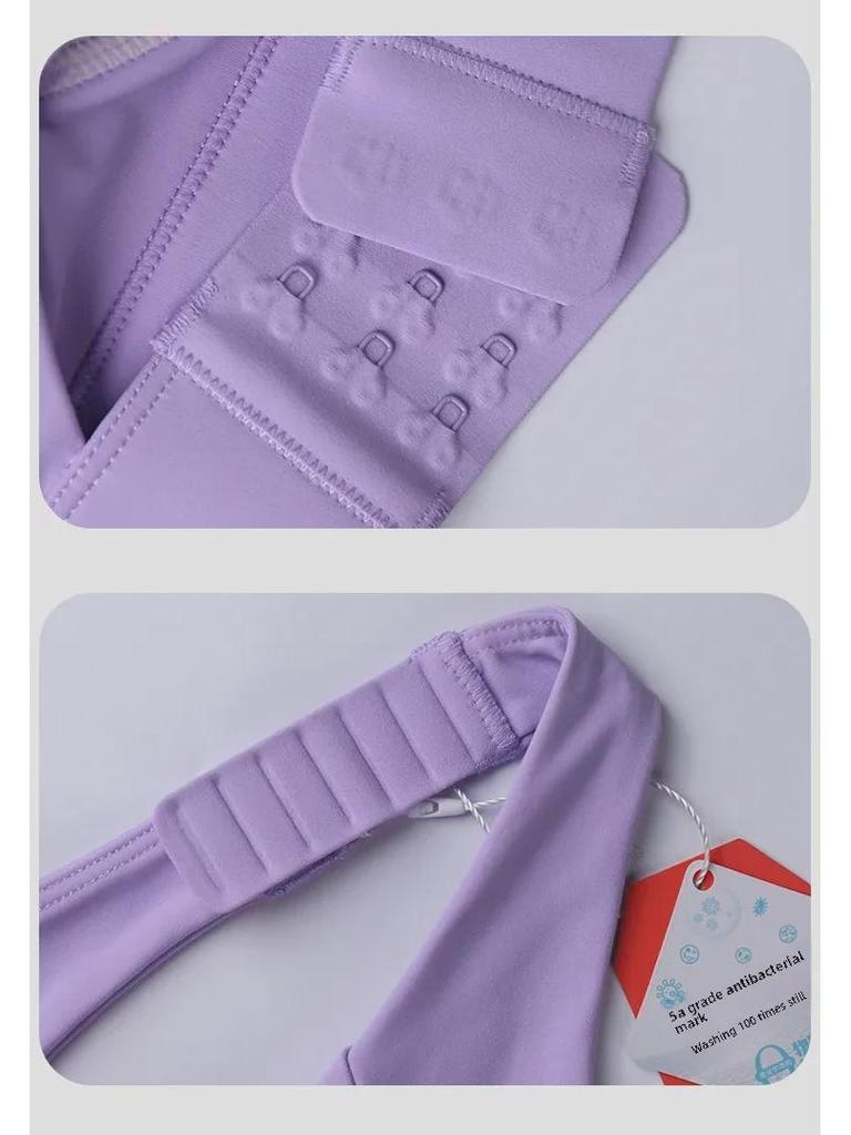 Женский спортивный бюстгальтер высокой прочности LAHN: Ударопрочная фиксированная чашка для бега, фитнеса и йоги