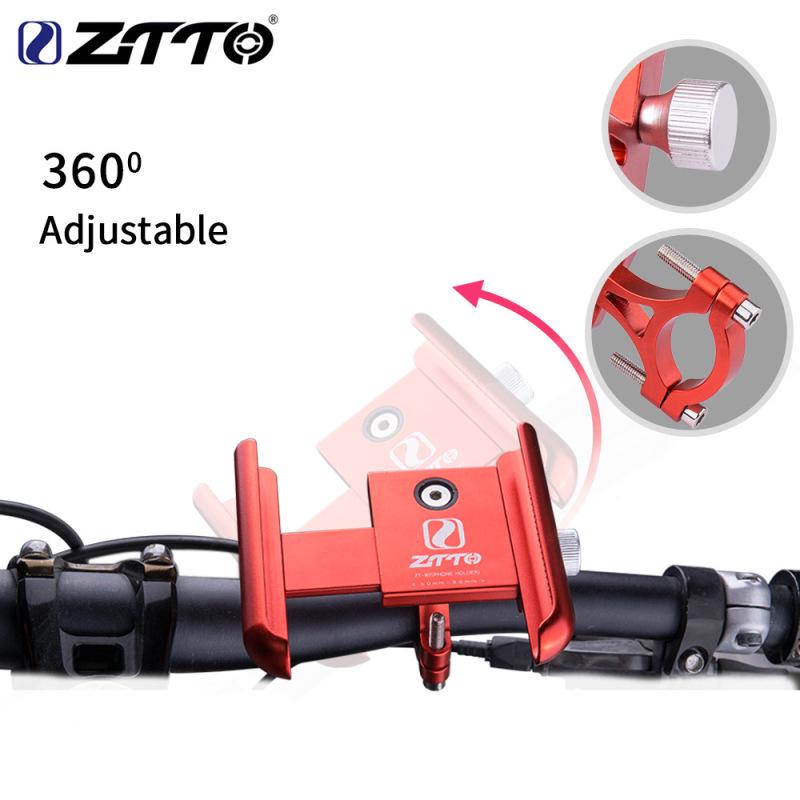 ZTTO Bicycle Aluminium Alloy Mobile Phone Bracket GPS Bracket Motorcycle Navigation Bracket