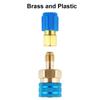 R1234YF Быстросъемный соединитель Инструменты для автомобиля Адаптер для высокого и низкого давления Фитинг Автомобильный кондиционер Хладагент Латунные адаптеры