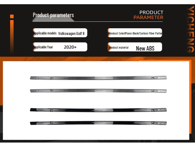 Volkswagen Golf MK8 GTI/R-Line 2020+ Side Skirt Spoiler Kit