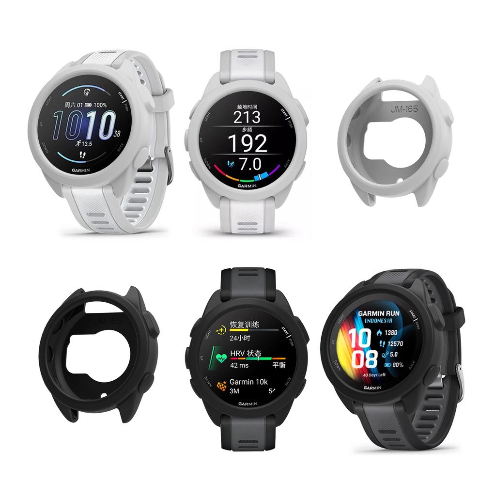 Полный защитный чехол-накладка для смарт-часов Garmin Forerunner 165, мягкий силиконовый защитный экран для Forerunner165