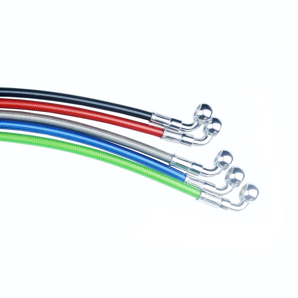 Universal 400 To 2200mm Motorcycle Hydraulic Reinforced Brake Clutch Oil Hose Line Pipe For ATV Dirt Pit Racing Bike