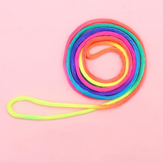 2 шт. Пальчиковая игра с нитью Радужный цвет Нить Веревка Разнообразный геймплей Тренировка гибкости пальцев Развивающая игрушка Интерактивные веревки для колыбели