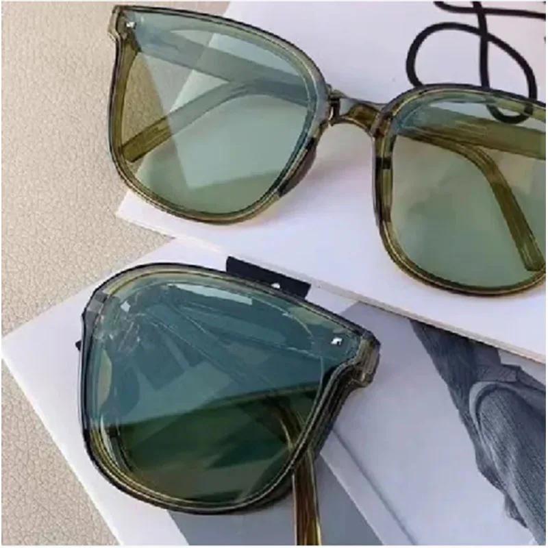 New Large Frame Folding Square Sunglasses Women's Brand Designer Fashion Sun Glasses Men's Outdoor Hip-hop Eyewear UV400 Shades