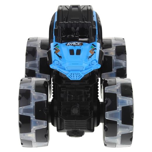 Monster Truck Off-Road Car Jeep Auto Off Road Sound Light Blue