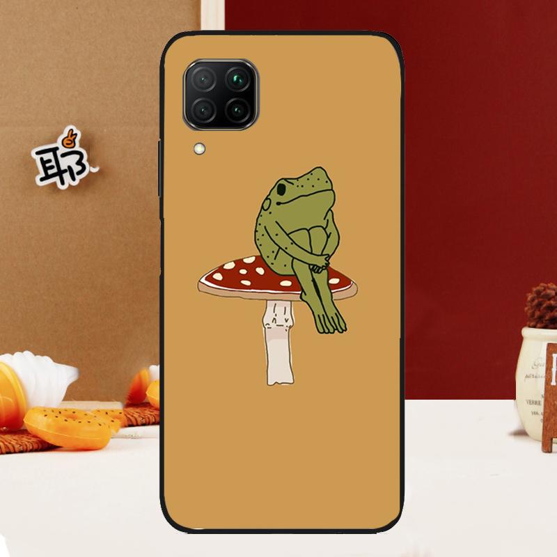 Гриб лягушка Для Huawei Nova Y91 Y61 Y60 Y70 Y72 Y73 Y90 12i 11i 3i 7i 8i 9 10 SE P20 P40 P30 Lite Чехол