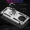 KEYSION Shockproof Armor Case for Honor 50 Lite PC + Silicone Ring Stand Phone Back Cover for Huawei Y7A Y9A Nova 8i Y60