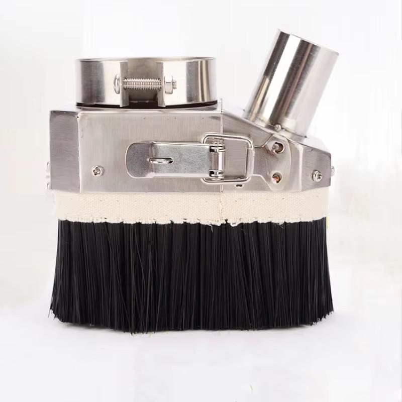 Пылезащитный кожух шпинделя из нержавеющей стали диаметром 80 мм, тип с открывающейся дверцей для шпинделя 1,5 кВт или 2,2 кВт, для станка с ЧПУ для гравировки по дереву