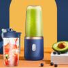 1 шт. Портативная маленькая электрическая соковыжималка Синяя/Розовая Лезвие из нержавеющей стали Чаша соковыжималки Фруктовая автоматическая Блендер для смузи Кухонный инструмент