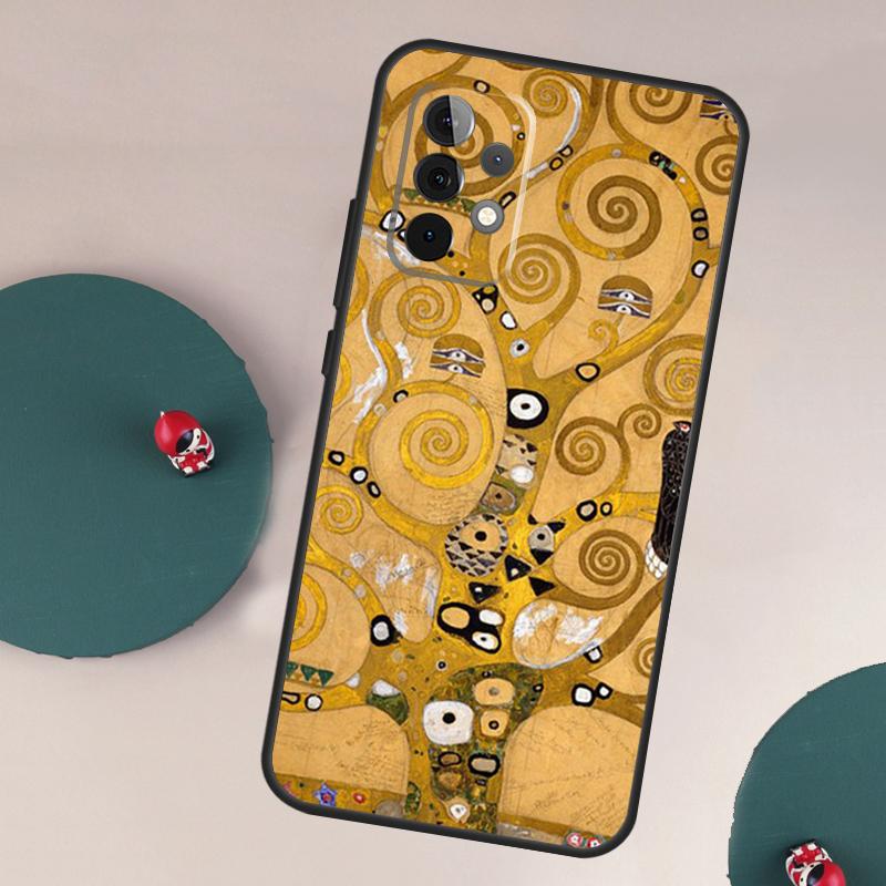 Густав Климт Абстрактная картина Чехол Для Samsung Galaxy A13 A23 A33 A53 A73 A12 A22 A32 A52 A52S A04S A50 A51 A71 Чехол