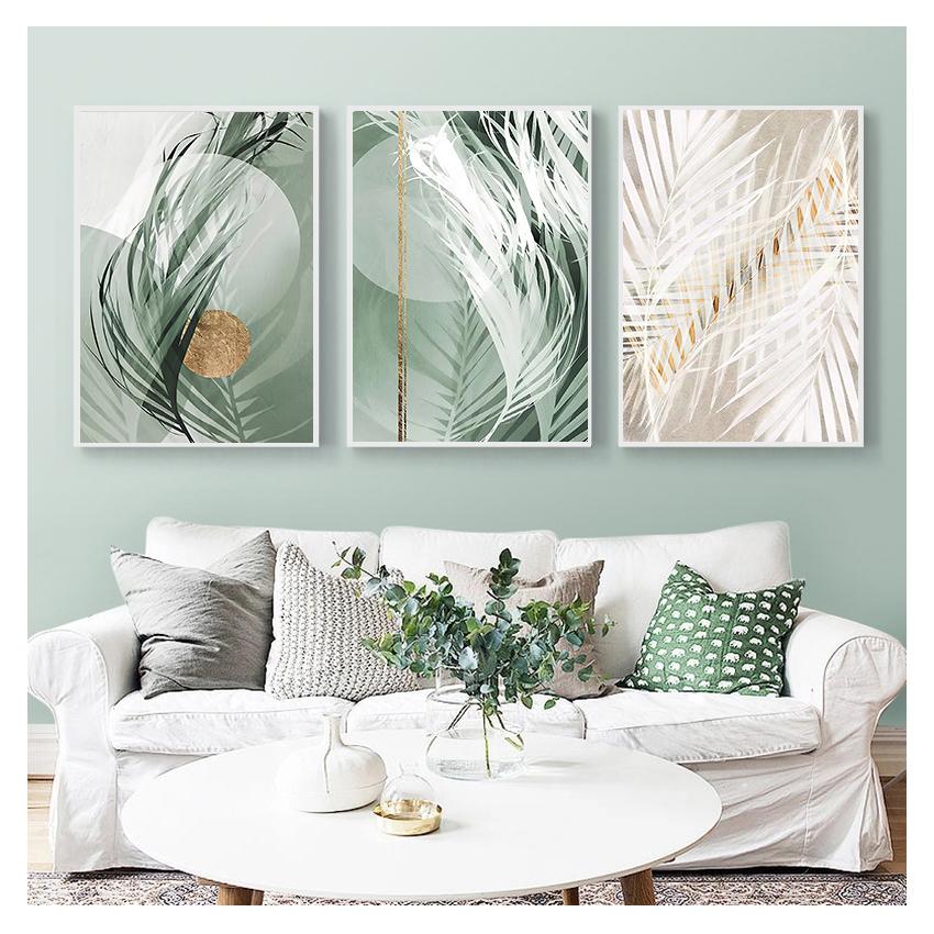 Оттенки, настенная живопись с принтом на холсте, плакат на скандинавскую тему, настенная картина для гостиной, украшение для дома, туманное растение, сушеные листья, солнечный свет