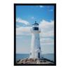 Seaside Lighthouse Seaside Lighthouse, 70X100 Cm, Black Aluminum Frame, 230 Gsm Matte Paper