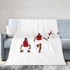 Arsenal Invincibles Minimalist Art Blankets Soft Warm Flannel Throw Blanket Cover for Bed Living Room Picnic Travel Home Couch