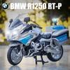 1/12 BMW R1250RT-P Полицейская имитация мотоцикла из сплава Модель амортизаторов Звук и свет Коллекция игрушечных машинок Подарок для детей