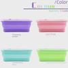 Silicone Sealed Rectangular Lunch Box - Microwaveable & Fresh-Keeping with Lid for Refrigerator and Kitchen Storage