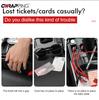 Car Two Multi-Functional And Portable Glasses Card Ticket Holder for Car Loading Car Interior Suction Cup Holder ID Holder