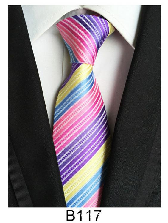 Мужской галстук ручной работы из полиэстерового шелка – повседневный, официальный или профессиональный