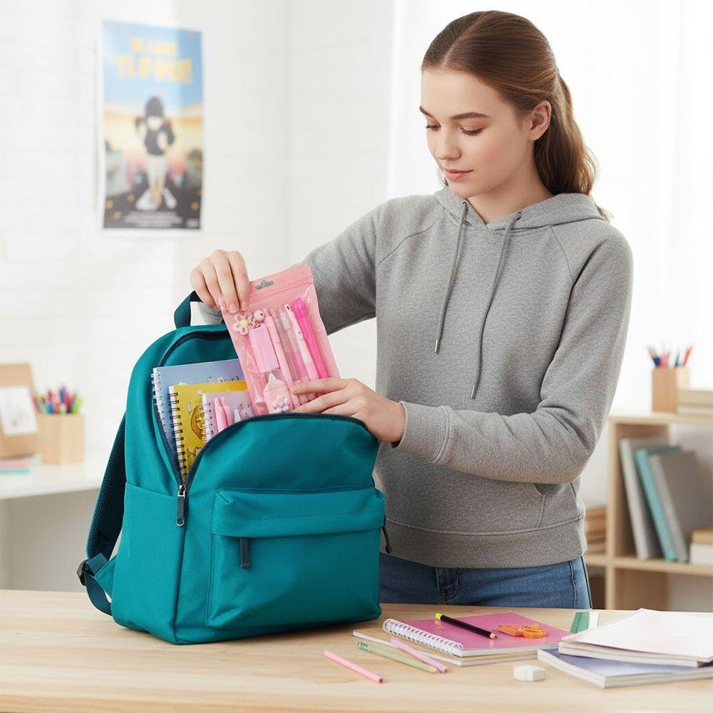 Гелевая ручка 8-в-1 Макаронные цвета Маркер Многофункциональная корректирующая лента Обратно в школу