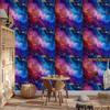 Ink blue and purple wallpaper, indigo background for living room and bedroom 50x1000