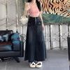 2024 Slim High-Waist A-Line Denim Skirt for Women - Spring & Autumn Collection