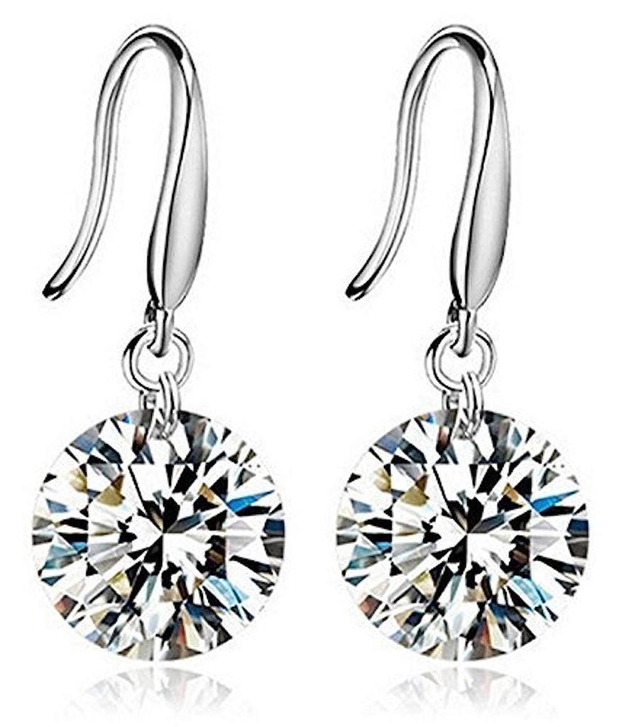 Dazzling Shiny Crystal Drops Earrings for Women & Girls
