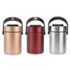 1Pcs 304 Stainless Steel Vacuum Insulation Lunch Box Portable 3 Layer Vacuum Insulated Barrel Multi Layer Insulated Lunch Box