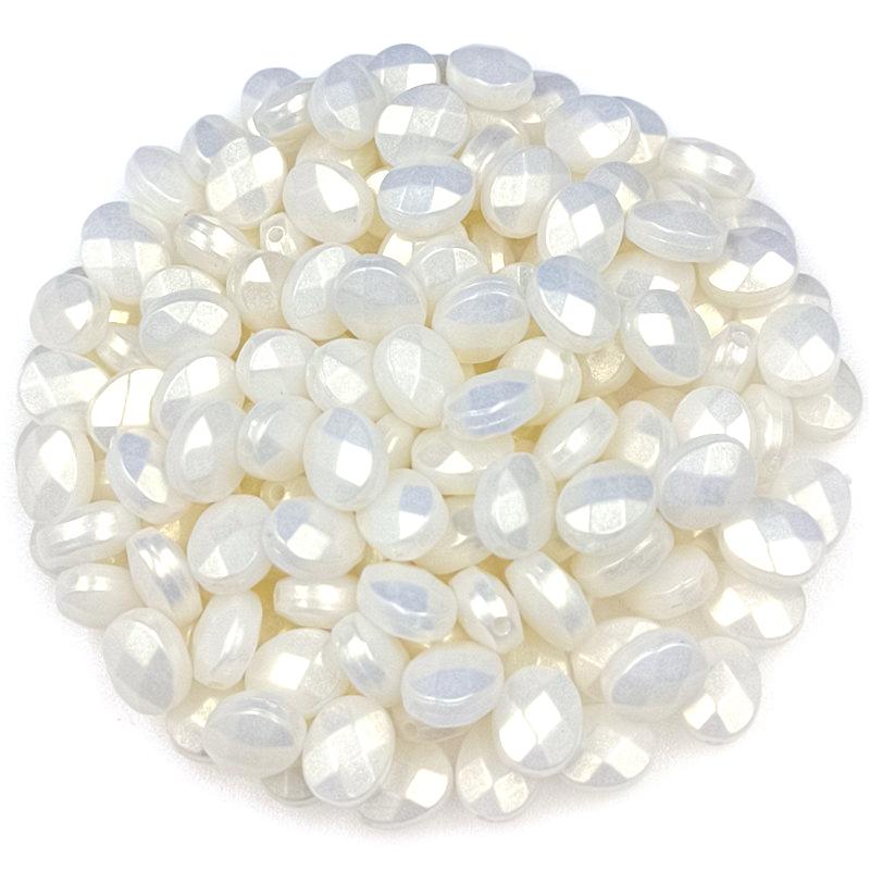 Акриловые макароны 20 шт плоские бусины дисперсионные бусины горячая распродажа новые для самостоятельного изготовления ювелирных изделий серьги своими руками украшения браслеты из бисера 8*10 мм аксессуары