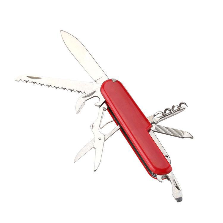Многофункциональный складной нож Swiss Army – мини-инструмент для отдыха на природе 11 в 1