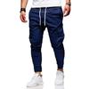 New Autumn And Winter Classic Three-Dimensional Patch Pocket Small Leg Pants With Elastic Drawstring For Sports Long Casual Pants Jogging Pants